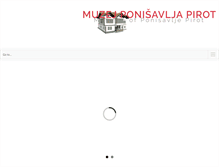 Tablet Screenshot of muzejpirot.com